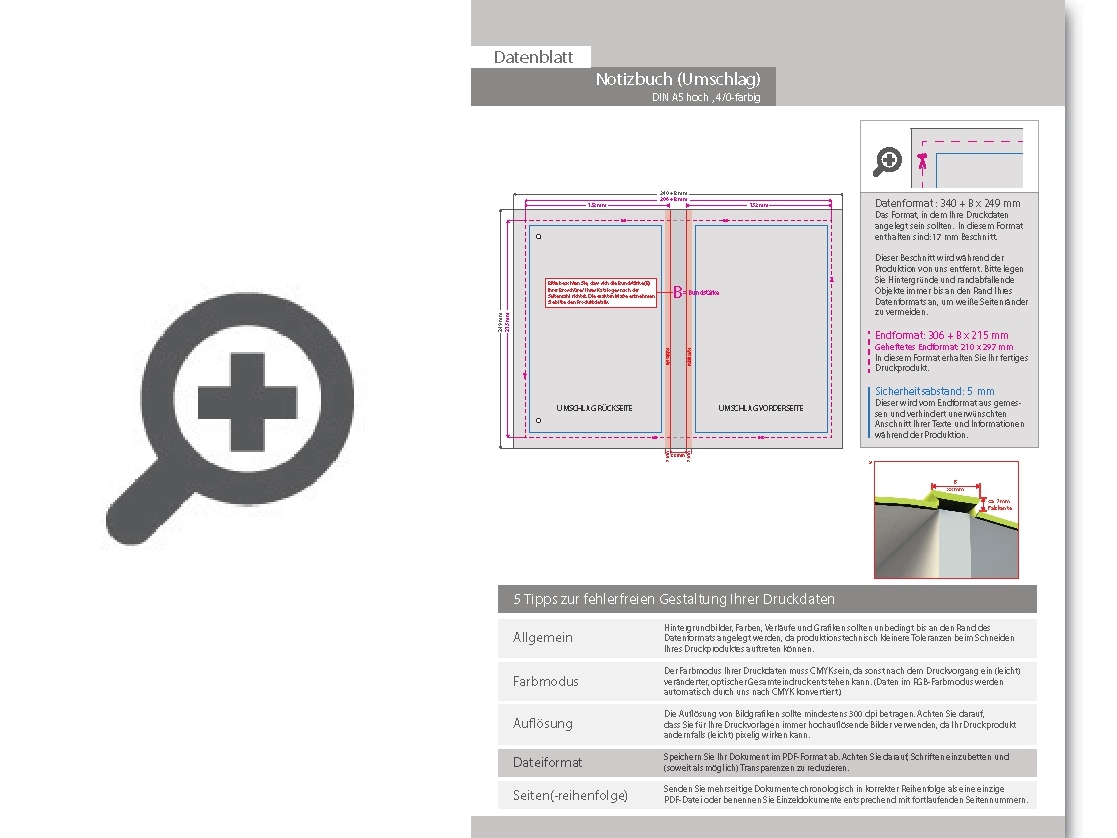 Product Bild notizbuch_din_a5_hoch__umschlag__hardcover_4_0-farbig__inhalt__128_blanko_inhaltsseiten