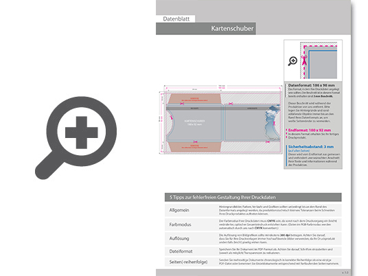 Product Bild kartenh__lle_schuber_9_0_x_6_0_cm_mit_einseitig_partiellem_uv-lack__4_0-farbig_bedruckt
