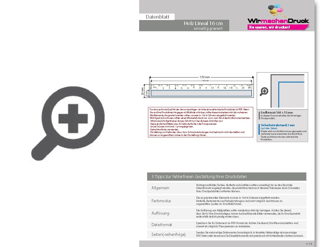 Product Bild hochwertiges_holz_lineal_16cm__1-farbig__einseitig_graviert
