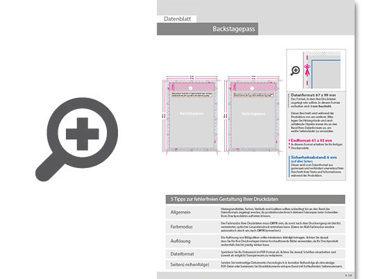 Product Bild backstagepass_6_7_cm_x_9_9_cm_einseitig_4_0_farbig_bedruckt