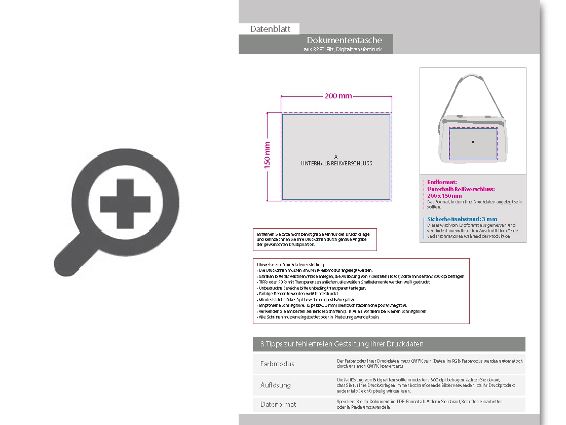 Product Bild dokumententasche_aus_rpet-filz