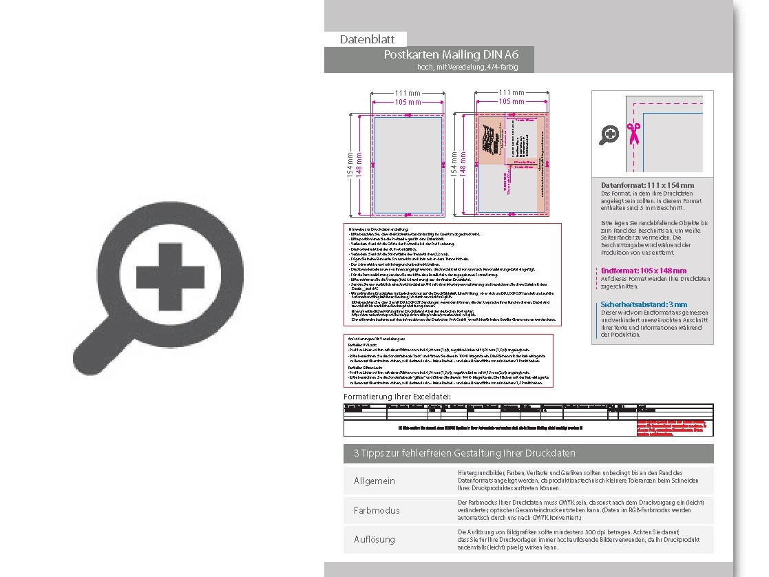 Product Bild postkarten-mailing_din_a6_(10_5_cm_x_14_8_cm)_mit_partieller_glitzer-lack-veredelung